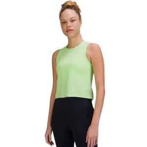 Lululemon Swift Ventilated Running Tank. Ultra Light,Anti-Stink. Lime Green. Sz6